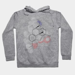 Codeine Molecule Chemistry Hoodie